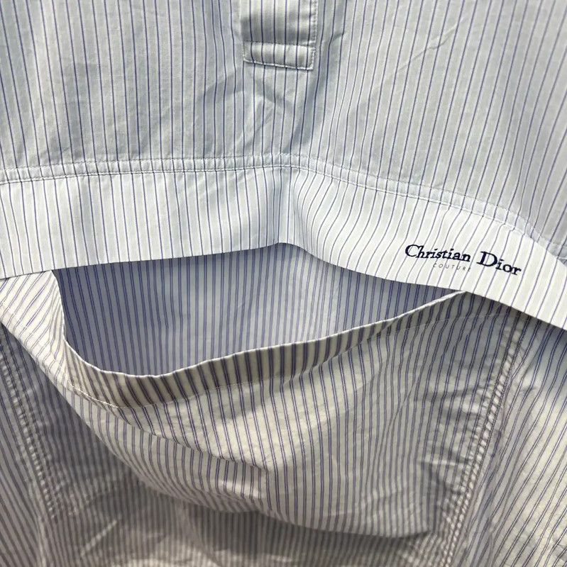 Dior Dior Blue Cotton Long Sleeve Shirt for Men 0089 Size US L / EU 52-54 / 3 - 4 Thumbnail