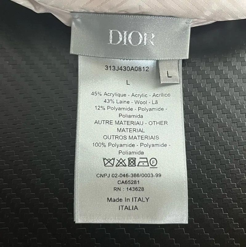 Dior Dior Brown Wool Vest with Geometric Pattern 0089 Size US L / EU 52-54 / 3 - 8 Thumbnail