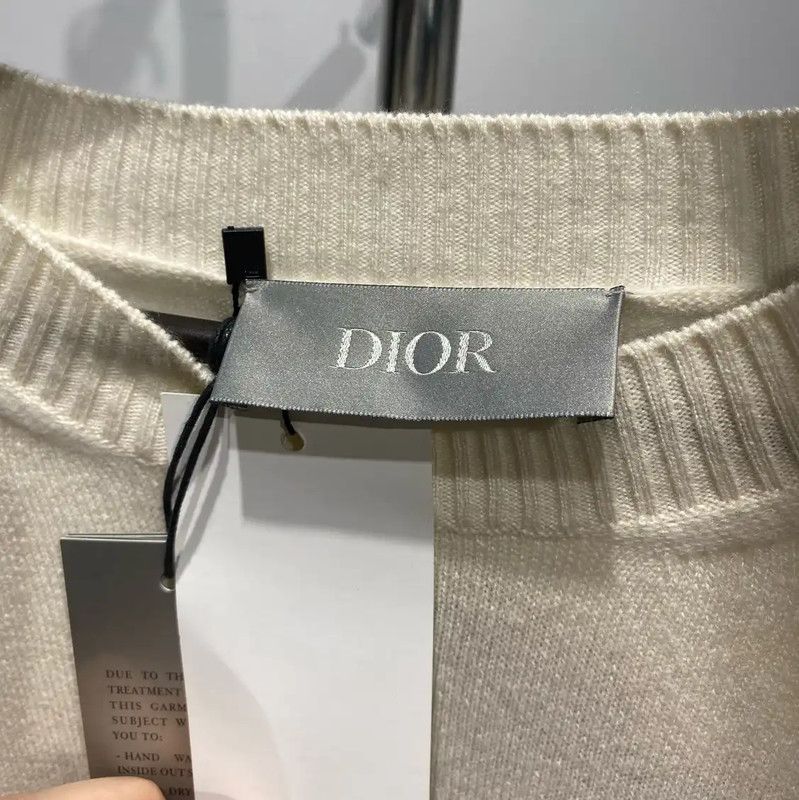 Dior Dior Beige Cashmere Pullover Sweater for Men 0089 Size US L / EU 52-54 / 3 - 5 Thumbnail