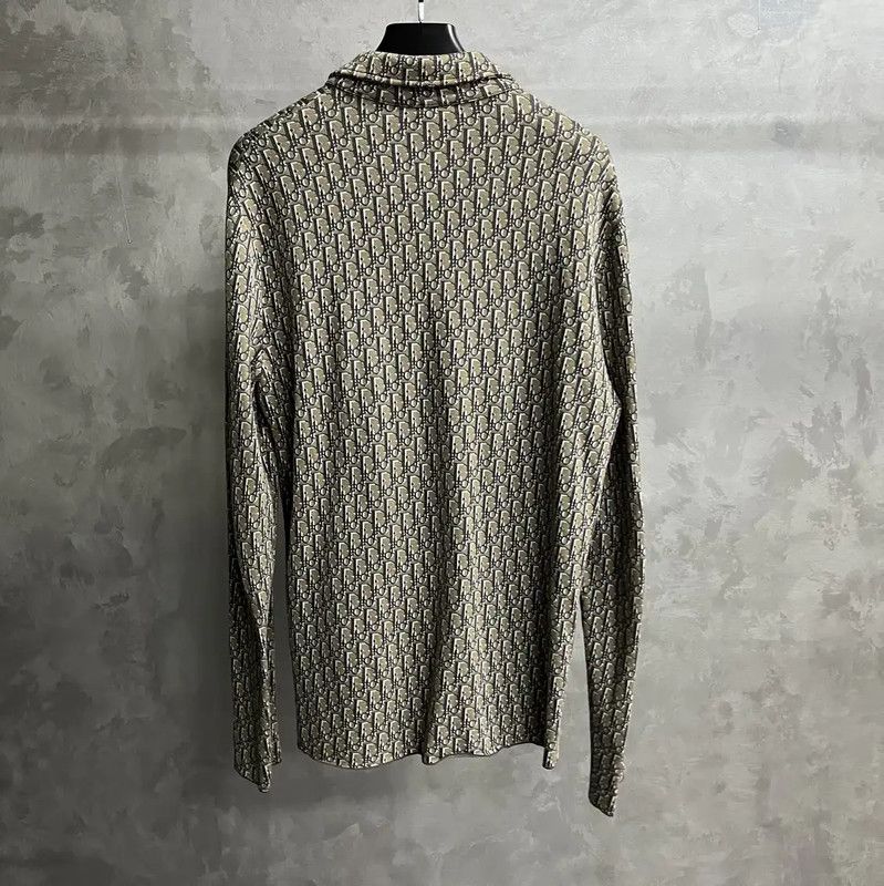 Dior Dior Gray Cotton Long Sleeve Men’s Shirt 0089 Size US L / EU 52-54 / 3 - 5 Thumbnail