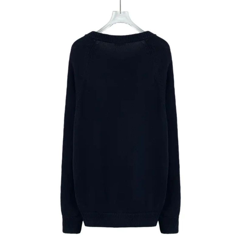 Dior Dior Black Cotton Men's Sweater 0089 Size US L / EU 52-54 / 3 - 2 Thumbnail