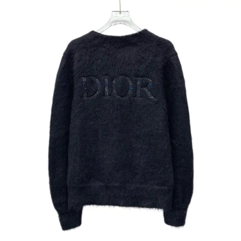 Dior Dior Black Mohair Men's Cardigan Sweater 0089 Size US S / EU 44-46 / 1 - 2 Thumbnail