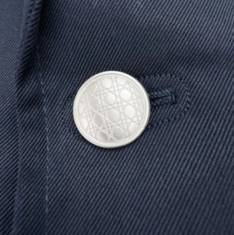 Dior Dior Navy Silk Long Sleeve Men's Jacket 0089 Size US M / EU 48-50 / 2 - 4 Thumbnail