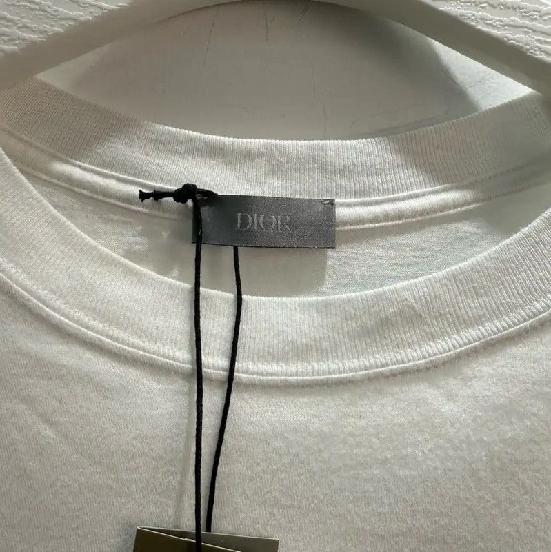 Dior Dior White Cotton Men's T-shirt 0089 Size US S / EU 44-46 / 1 - 3 Thumbnail