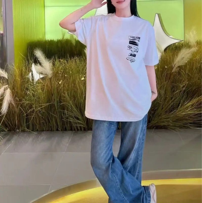 Dior Dior White Cotton Men's T-shirt 0089 Size US S / EU 44-46 / 1 - 8 Thumbnail