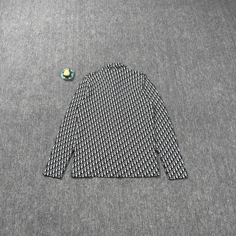 Dior Dior Blue Cotton Long Sleeve Shirt for Men 0089 Size US M / EU 48-50 / 2 - 2 Thumbnail