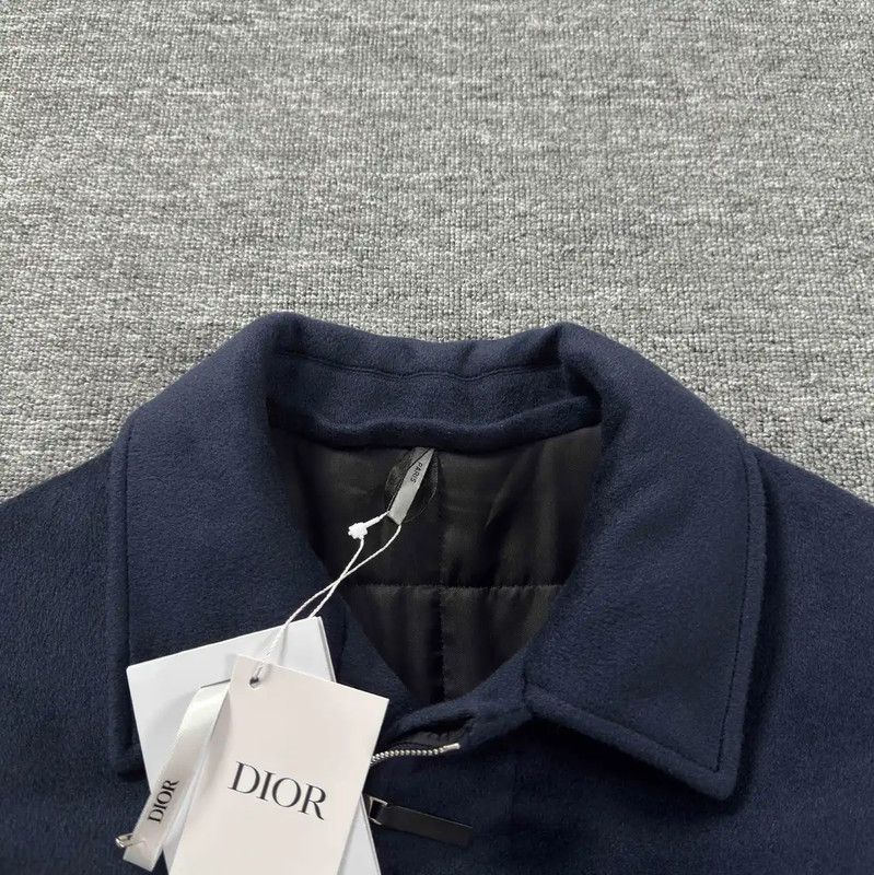 Dior Dior Men's Navy Cashmere Jacket 0089 Size US M / EU 48-50 / 2 - 6 Thumbnail