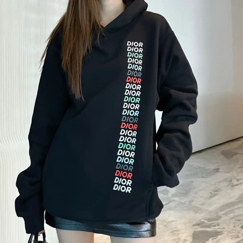 Dior Dior Black Cotton Men's XXXL Hoodie 0089 Size US XXL / EU 58 / 5 - 8 Thumbnail