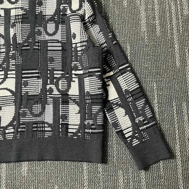 Dior Dior Gray Wool Knit Sweater for Men 0089 Size US M / EU 48-50 / 2 - 4 Thumbnail