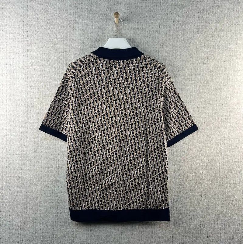 Dior Dior Logo Short Sleeve Cotton Polo T-Shirt 0089 Size US M / EU 48-50 / 2 - 2 Thumbnail