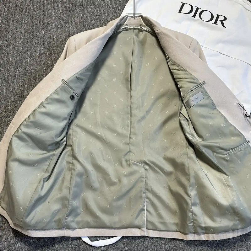 Dior Dior Beige Long Sleeve Cotton Jacket 0089 Size US XXL / EU 58 / 5 - 5 Thumbnail