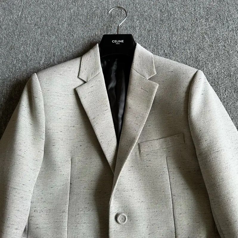 Dior Dior Light Gray Wool Blend Long Coat 0089 Size US L / EU 52-54 / 3 - 2 Thumbnail