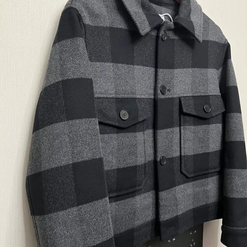 Dior Dior Black and Gray Wool Men's Jacket 0089 Size US M / EU 48-50 / 2 - 4 Thumbnail