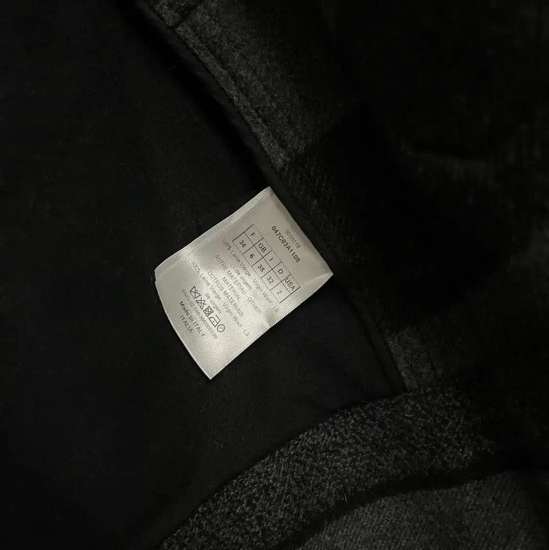 Dior Dior Black and Gray Wool Men's Jacket 0089 Size US M / EU 48-50 / 2 - 6 Thumbnail