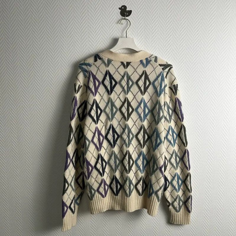 Dior Dior Beige Cashmere Cardigan for Men 0089 Size US XL / EU 56 / 4 - 4 Thumbnail