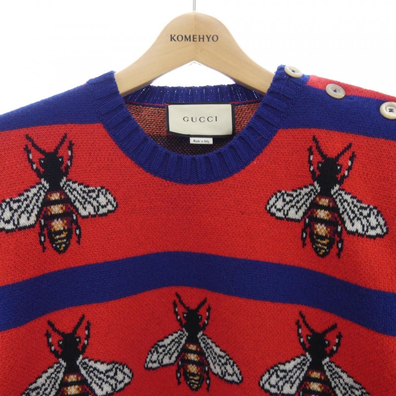 Gucci Gucci Gucci 496692-X9I88 Knit Cotton Tops 496692-X9I88 DUTY FREE for USA Size ONE SIZE - 5 Thumbnail