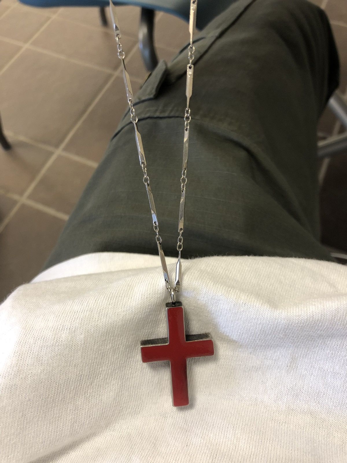 Undercover Undercober Witch Division Red Cross Necklace