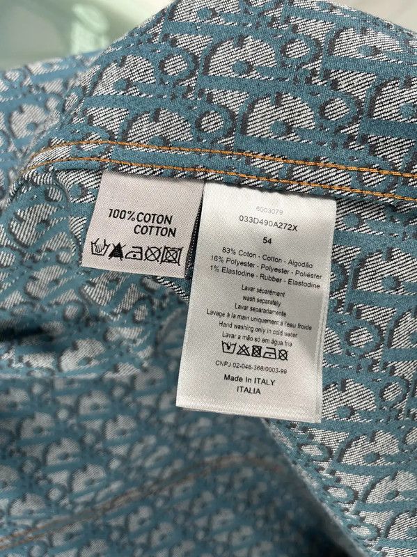 Dior Dior Spring Autumn Denim Long Sleeve Coat 0089 Size US XXL / EU 58 / 5 - 5 Thumbnail