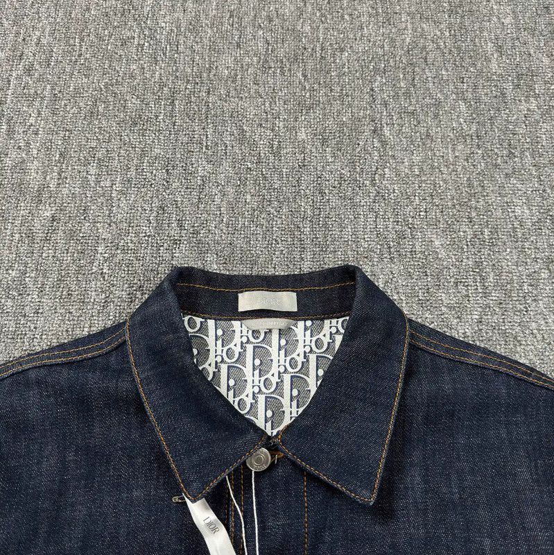 Dior Dior Blue Cotton Men's Jacket 0089 Size US M / EU 48-50 / 2 - 3 Thumbnail