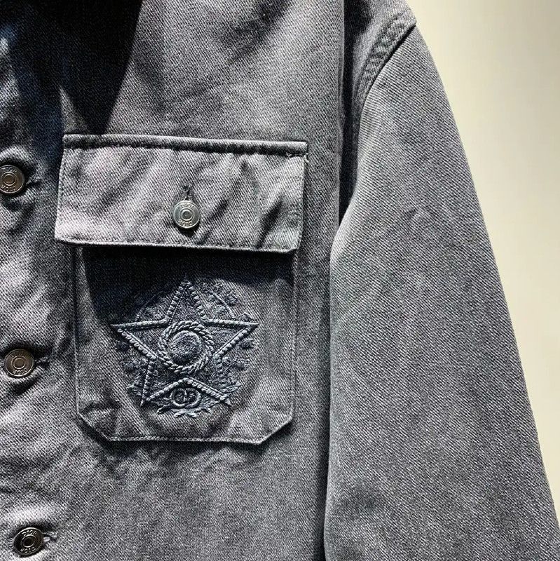 Dior Dior Gray Cotton Men's Jacket 0089 Size US M / EU 48-50 / 2 - 4 Thumbnail