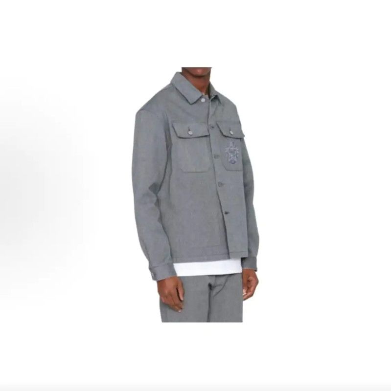 Dior Dior Gray Cotton Men's Jacket 0089 Size US M / EU 48-50 / 2 - 9 Thumbnail