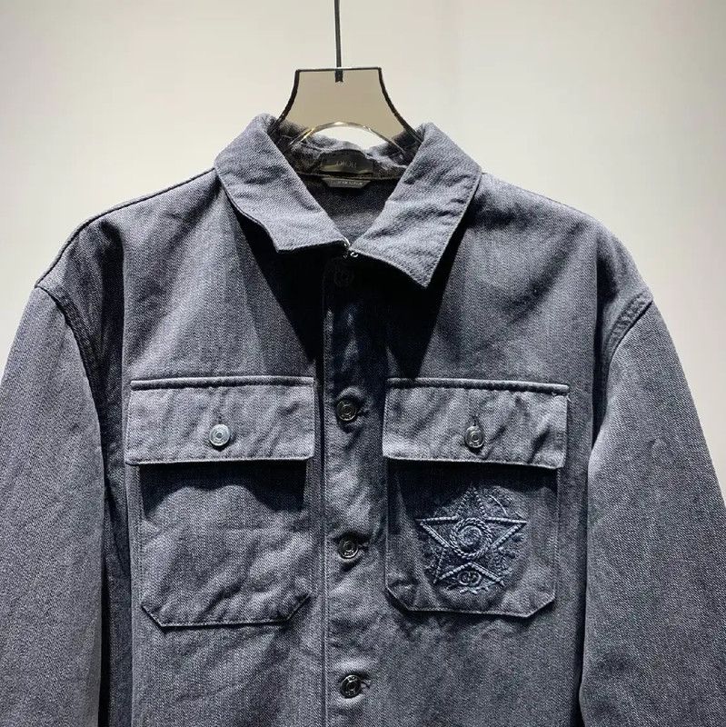 Dior Dior Gray Cotton Men's Jacket 0089 Size US M / EU 48-50 / 2 - 3 Thumbnail