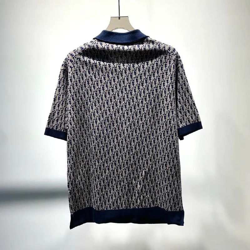 Dior Dior Deep Brown Cotton Men's Polo Shirt 0089 Size US M / EU 48-50 / 2 - 5 Thumbnail