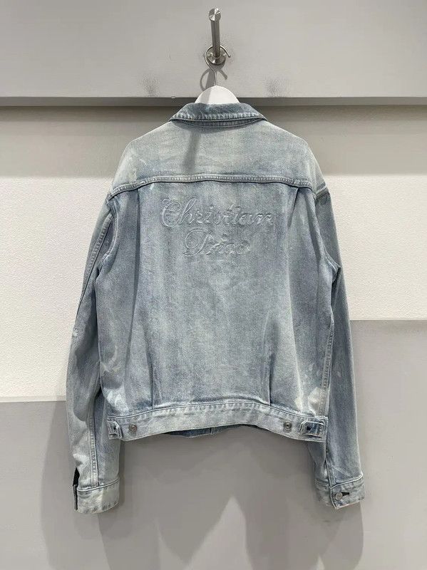 Dior Dior Light Blue Cotton Long Sleeve Jacket 0089 Size US L / EU 52-54 / 3 - 2 Thumbnail