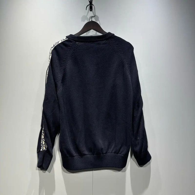 Dior Dior Black Men's Oversized Sweater 0089 Size US M / EU 48-50 / 2 - 2 Thumbnail