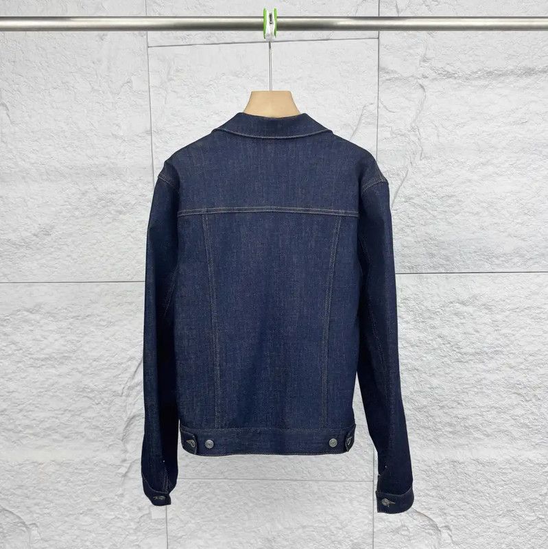 Dior Dior Men's Denim Jacket in Dark Blue 0089 Size US M / EU 48-50 / 2 - 2 Thumbnail