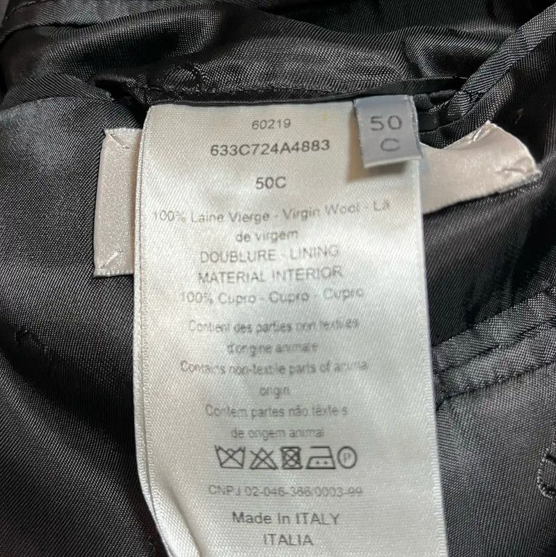 Dior Dior Black Wool Men's Spring Autumn Jacket 0089 Size US L / EU 52-54 / 3 - 6 Thumbnail