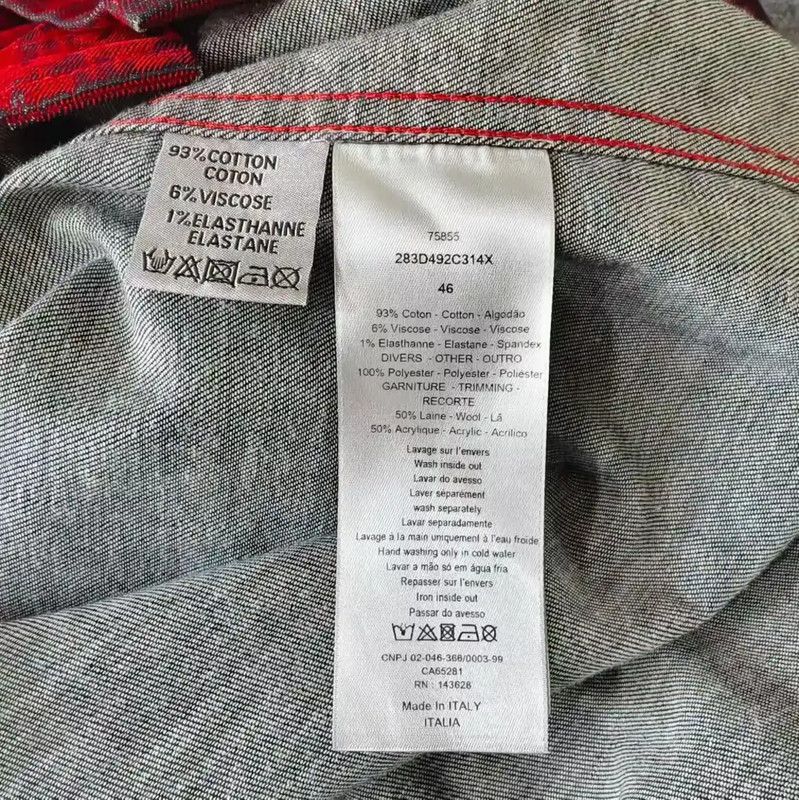 Dior Dior Red Men's Shirt 0089 Size US S / EU 44-46 / 1 - 4 Thumbnail