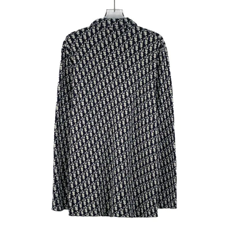 Dior Dior Men's Cotton Shirt in Deep Blue 0089 Size US S / EU 44-46 / 1 - 2 Thumbnail
