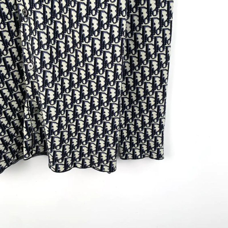 Dior Dior Men's Cotton Shirt in Deep Blue 0089 Size US S / EU 44-46 / 1 - 4 Thumbnail