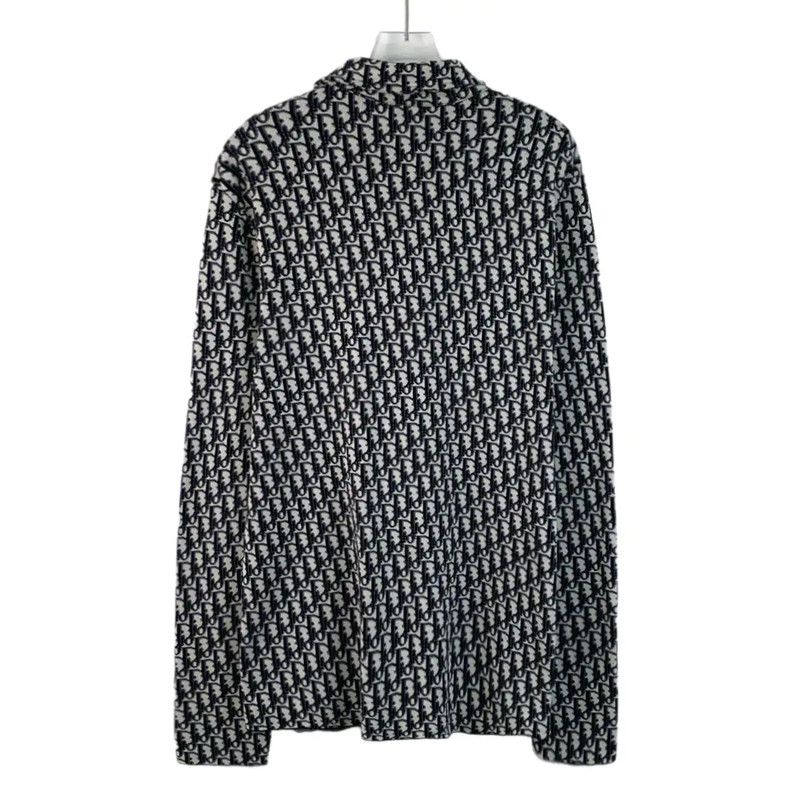 Dior Dior Blue Cotton Long Sleeve Shirt 0089 Size US M / EU 48-50 / 2 - 2 Thumbnail