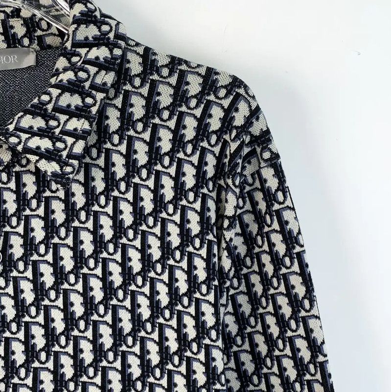 Dior Dior Blue Cotton Long Sleeve Shirt 0089 Size US M / EU 48-50 / 2 - 3 Thumbnail