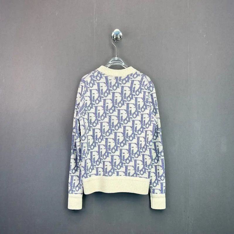 Dior Dior White Crewneck Sweater for Men 0089 Size US XXS / EU 40 - 2 Thumbnail