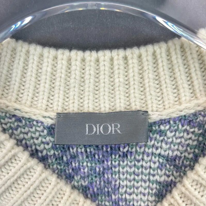 Dior Dior White Crewneck Sweater for Men 0089 Size US XXS / EU 40 - 3 Thumbnail