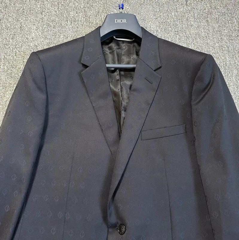 Dior Dior Black Logo Print Long Sleeve Jacket 0089 Size US L / EU 52-54 / 3 - 3 Thumbnail