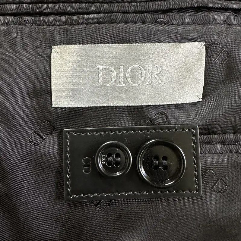 Dior Dior Black Logo Print Long Sleeve Jacket 0089 Size US L / EU 52-54 / 3 - 7 Thumbnail