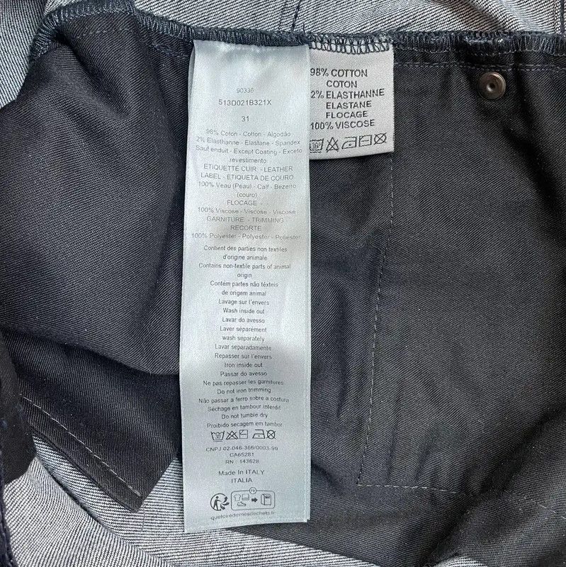 Dior Dior Black Denim Casual Pants for Men 0089 Size US 36 / EU 52 - 7 Thumbnail