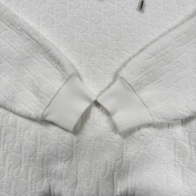 Dior Dior White Cotton Men's Hoodie 0089 Size US M / EU 48-50 / 2 - 5 Thumbnail