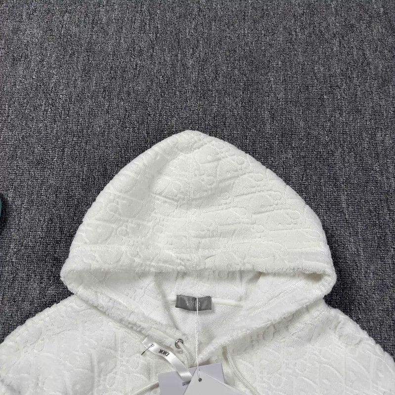 Dior Dior White Cotton Men's Hoodie 0089 Size US M / EU 48-50 / 2 - 3 Thumbnail