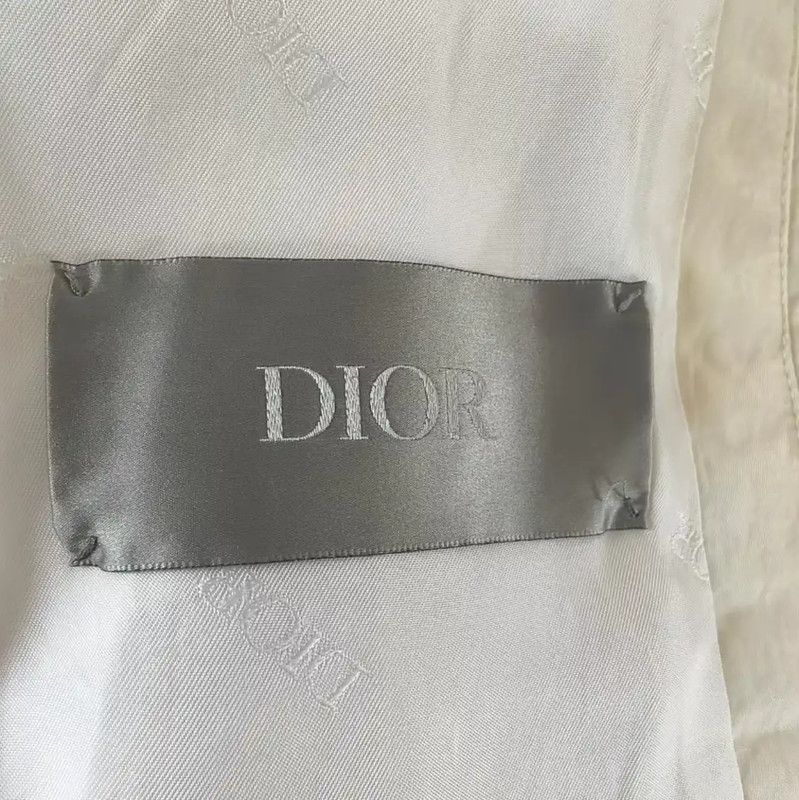 Dior Dior Men's White Cotton Casual Jacket 0089 Size US XS / EU 42 / 0 - 3 Thumbnail