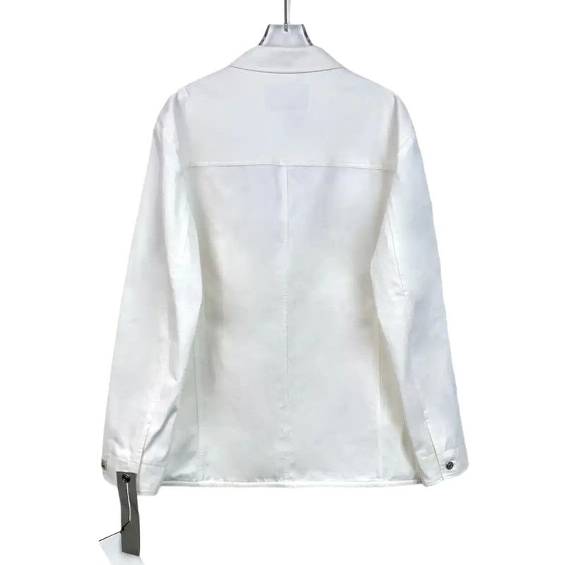 Dior Dior Men's Casual White Cotton Coat 0089 Size US L / EU 52-54 / 3 - 2 Thumbnail