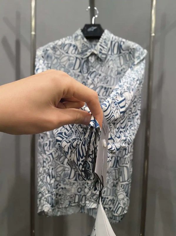 Dior Dior Colorful Polyester Men’s Shirt 0089 Size US XL / EU 56 / 4 - 3 Thumbnail