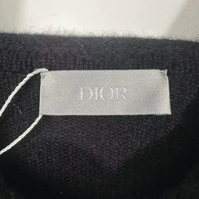 Dior Dior Men's Black Cashmere Blend Pullover Sweater 0089 Size US S / EU 44-46 / 1 - 4 Thumbnail