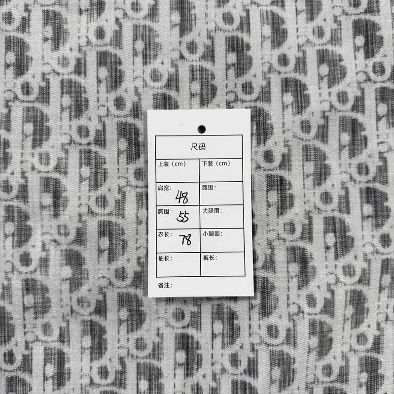 Dior Dior Men's Cotton Shirt in White 0089 Size US S / EU 44-46 / 1 - 7 Thumbnail