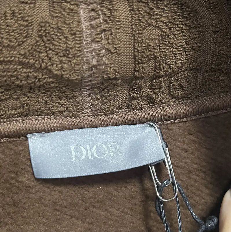 Dior Dior Brown Cotton Men's Hoodie 0089 Size US L / EU 52-54 / 3 - 4 Thumbnail