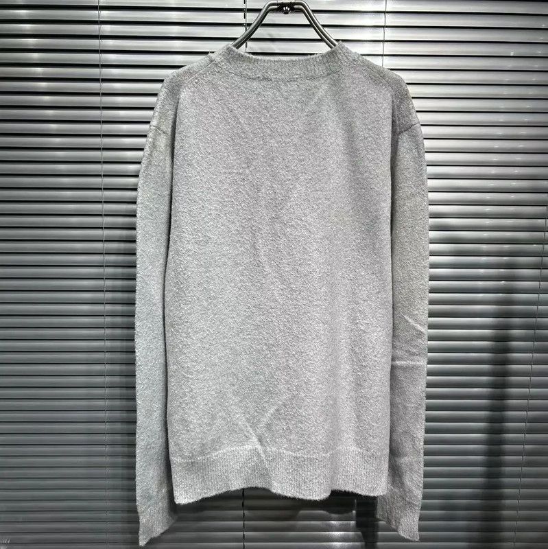 Dior Dior Grey Wool Blend Embroidered Long Sleeve Sweater 0089 Size US L / EU 52-54 / 3 - 2 Thumbnail